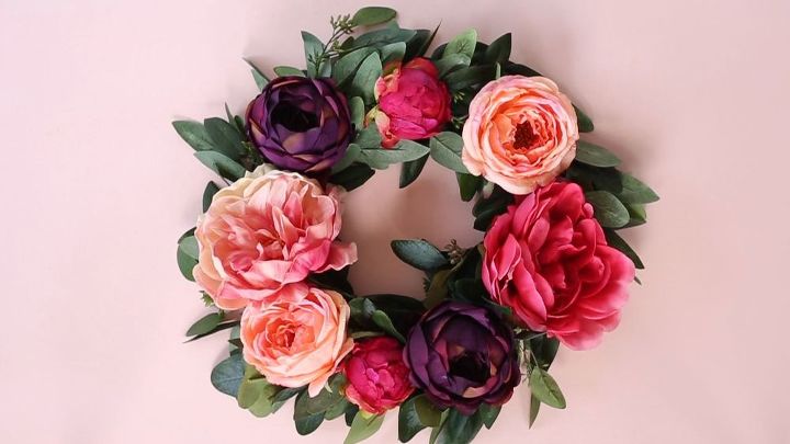 How To Make A Silk Flower Wreath