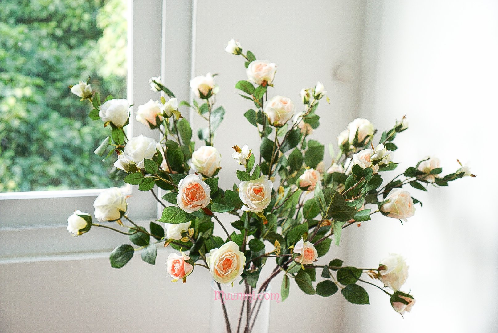 Silk Rose Artificial Flowers for Home Wedding Decoration
