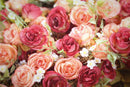 Silk Rose Artificial Flowers for Home Wedding Decoration