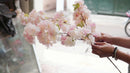 Artificial Silk Blossom Tree White Cherry Blossom Branches